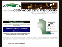 Tablet Screenshot of glenwoodcitywi.com